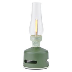 MoriMori LED 煤油燈藍牙音響 S2 復古露營燈 氣氛燈, 千歲綠