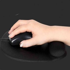 엠에스몰 손목보호 마우스 젤 패드 블랙 28mm NMA-MGM01 메모리폼마우스패드