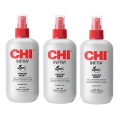CHI 케라틴 미스트 헤어 스프레이 열보호 355ml 3개