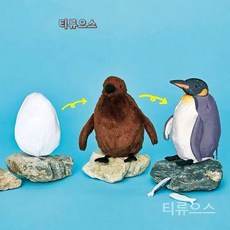 티류으스 3단 변신 펭귄인형 대형 애착 동물인형 교육용 인테리어, 1개