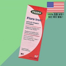 플로라 비타민B 비타민비 비타민B군 가 철분 아이언 철 7.7온스 228ml Flora Iron B Vitamin Complex 7.7 floz, 플로라 비타민B 비타민비 비타민B군 철분 아이언 철 7, 1