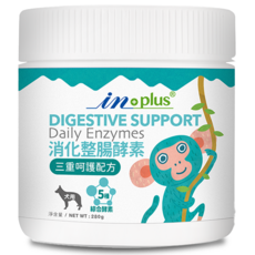 【IN-Plus】消化整腸酵素 11合1綜合腸益菌 280g - 犬用腸胃保健, 1個, IN-Plus 消化整腸酵素280g