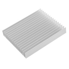 실버 톤 알루미늄 열 확산 방열판 냉각 핀 120x100x18mm, 01 Silver Tone, 한개옵션0
