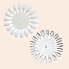 네일팁 샵 네일 컬러 차트 디스플레이 유리알 컬러판 쓱템, 1개