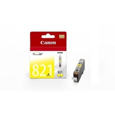 CANON 原廠墨水匣 PGI-820BK CLI-821BK CLI-821C CLI-821M CLI-821Y 色彩鮮明列印品質穩定, 1個, CLI-821Y 黃色