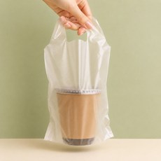 모든글로리 커피 테이크아웃 컵캐리어 비닐봉투 1구 200매, 1세트, 200개
