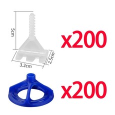고정 스트랩 시스템 세라믹 나선형 건설 타일 건물 레벨링 클립 누워 도구 스페이서 바닥, Kit06 400Pcs, 3 0mm