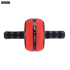 DFMEI 新款室內運動多功能卷腹輪家用小型靜音健腹輪健身器材, 参考详情, 紅色