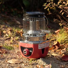 국내생산 인더스 키친아트 캠핑 부탄 가스난로 가방 포함 야외용 휴대용 낚시난로 미니히터 이동식 상부안전망, IN-BU900GH(레드)