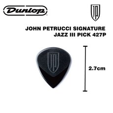 DUNLOP JAZZ III JP 系列 PICK 彈片 簽名 Andy 防滑 XL 鱷魚 犀牛 愛心 FLOW, 1個, Jazz III - JP 代言款 黑, 黑