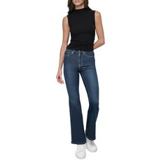 DKNY 여성용 주름 장식 다용도 트렌디 Everydfay 상의 블랙.