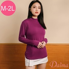 Daima黛瑪 女款-半高領石墨烯無重力機能保暖衣 M-XXL 三色可選 1773
