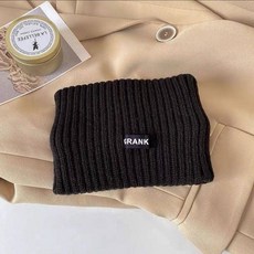 MDMS 楊超越同款髮帶，多色可選 韓版字母網紅寬邊洗臉彈性針織運動髮帶，日常百搭頭飾, 黑色, 1個