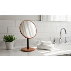 【國產材】桃花心木化妝鏡 MIT 台灣製 桌面化妝鏡 梳妝鏡