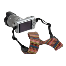 相機背帶 彩色條紋, 1個, 波西米亞風背帶