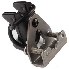 BAOCH 消防頭燈固定座，堅固耐用，適用多種頭燈，消防救援專用, 銀色，黑色, 1個