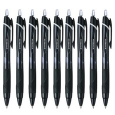 유니 제트스트림 유성볼펜 0.7mm SXN-150-07, 블랙, 9개