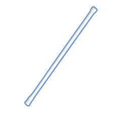 伸縮窗簾桿，免打孔彈簧設計, 伸縮窗簾桿-55~90cm
