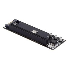 NFHK Oculink SFF-8612 SFF-8611 to PCIE PCI-Express 16x 4X 어댑터 메인보드 그래픽 카드용 SATA 전원 포트 포함, SFF-8612 4X to PCI-E 16X