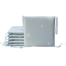 KIDS PARK 嬰兒純棉防撞床圍/軟墊, 藍色小象