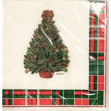 레녹스 빈티지 홀리데이 음료 칵테일 종이 냅킨 40개 팩 Lenox Vintage Holiday Beverage Cocktail Paper Napkins pkg of 40, 1개