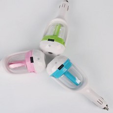 차량용 미니 가습기 각도조절 시거잭가습기, 블루 3개, 차량가습기