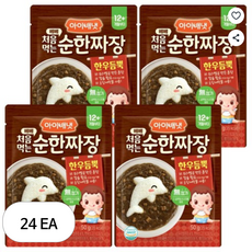 아이배냇 베베 처음먹는 순한 소스, 50g, 24개, 짜장