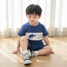 몽실이 절개배색 반팔상하복