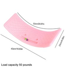 트위스트 밸런스 보드 시소 균형 장난감 균형 로커 보드 미끄럼 방지 곡선 웨이브 아이를 스트레칭, [01] Blue S