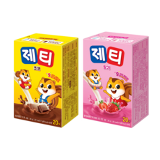 9가지 비타민 칼슘 철분 졔티 초코맛+ 딸기맛 각, 1개