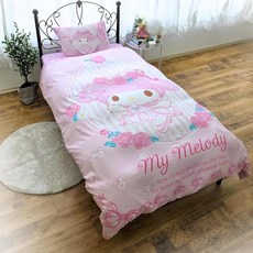 (SANRIO) 3 SB-690-S 산리오 마이 멜로디 이불 커버 점 세트 베개 커버 시트 이불