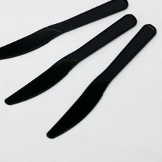 일회용 나이프 100개 1봉(블랙), 1개