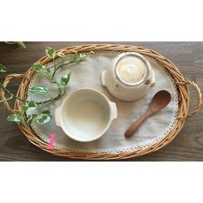 古谷浩一 粉引雙耳湯缽, 粉引, 1個