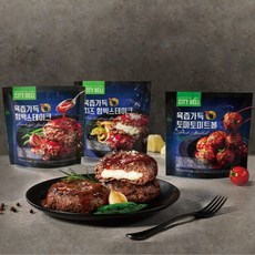 삼립 시티델리 육즙가득 함박스테이크 150g 3팩 외 택 (함박/치즈/미트볼)