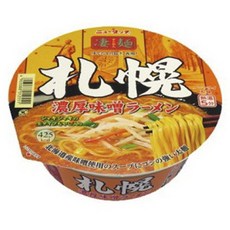 SUGOMEN 凄麵 碗裝札幌濃厚味噌拉麵 162g, 12入