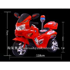 淘氣寶貝 1046新款雙驅動童車 仿真電動機車 可外接MP3 兒童仿真電動摩托車 現貨特價, 1個, 紅色