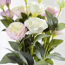 고급조화 리시안셔스 부케 꽃다발 인테리어 촬영소품 실크플라워, 리시안셔스_04, 1개