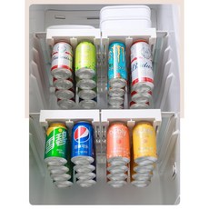 연온룸 정리의혁명 공중부양캔디스펜서 냉장고정리 음료수캔정리, 2개