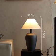 조명 협탁 리모콘 침대옆 도자기 독서등 갓 침실 앤틱, 리모컨 스위치, 스타일 B 중간형