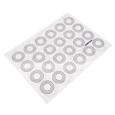 실리콘 마카롱도안패드 (20구 양면-원 하트 곰), 단품, 1개