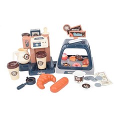 영유아 발달센터 언어학습 베이커리 요리장난감 디저트카페 케익모형 진열대 체험놀이, 1세트, 베이직 세트