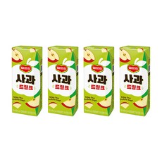 팩사과 190MLx4입델몬트, 190ml, 4개