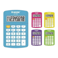 E-MORE LC-123 工程型計算機 便攜, 1個, 粉紅