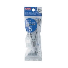 COX 三燕 按壓式環保莫蘭迪色系 5mm*6M 辦公學習必備 輕鬆修正錯誤, CT-105R【替換帶】12個/盒, 1個