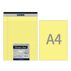 폼텍 NP-4132 패드 A4 노랑 3입, 단품