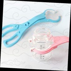실리콘 열탕 집게 주방 안전 젖병 소독 내열 주방 위생, 아이보 소독집게 스카이블루, 1개