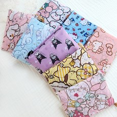 슬로우베베 에이씨 산리오 장바구니 16컬러 캐릭터 시장가방 접이식 포켓 휴대용 마트 쇼퍼백, 01.헬로고양이-빨강, 1개