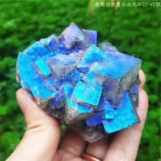 土桑精選:英國日光螢石水光精品AF25-45 Aura Fluorite Rogerley、Diana Maria, 1個