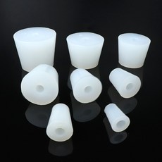 구멍있는 실리콘 마개(6mm) 5종 1세트