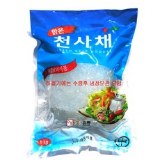 재원 맑은 천사채 중면 당면화 다이어트, 1kg, 1개